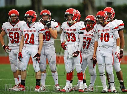 Thumbnail 3 in St. Helena @ Salesian (CIF NCS D4 Playoffs) photogallery.