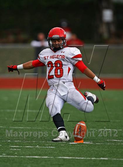 Thumbnail 2 in St. Helena @ Salesian (CIF NCS D4 Playoffs) photogallery.
