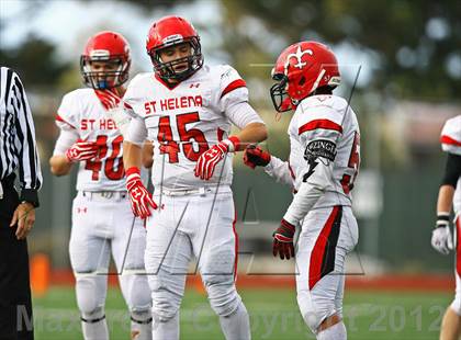 Thumbnail 2 in St. Helena @ Salesian (CIF NCS D4 Playoffs) photogallery.