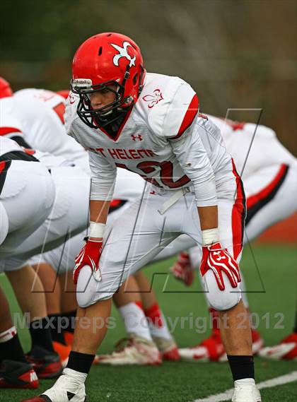 Thumbnail 2 in St. Helena @ Salesian (CIF NCS D4 Playoffs) photogallery.