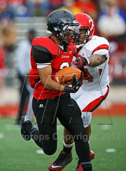 Thumbnail 2 in St. Helena @ Salesian (CIF NCS D4 Playoffs) photogallery.
