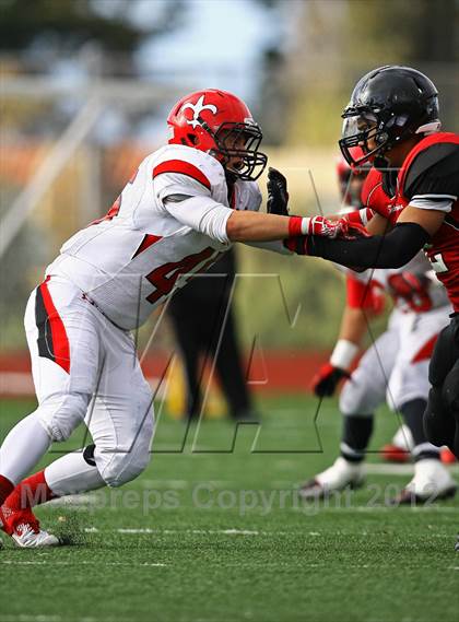 Thumbnail 2 in St. Helena @ Salesian (CIF NCS D4 Playoffs) photogallery.