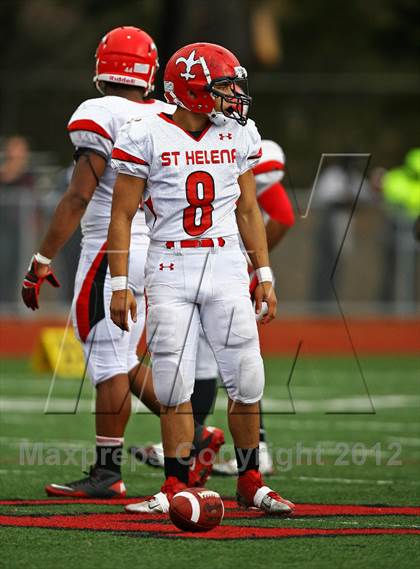 Thumbnail 1 in St. Helena @ Salesian (CIF NCS D4 Playoffs) photogallery.