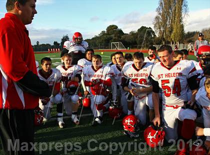 Thumbnail 2 in St. Helena @ Salesian (CIF NCS D4 Playoffs) photogallery.