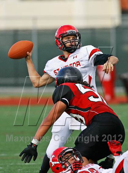 Thumbnail 3 in St. Helena @ Salesian (CIF NCS D4 Playoffs) photogallery.