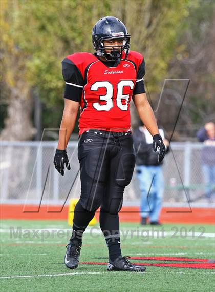 Thumbnail 2 in St. Helena @ Salesian (CIF NCS D4 Playoffs) photogallery.
