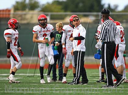 Thumbnail 3 in St. Helena @ Salesian (CIF NCS D4 Playoffs) photogallery.