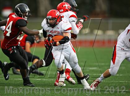 Thumbnail 2 in St. Helena @ Salesian (CIF NCS D4 Playoffs) photogallery.