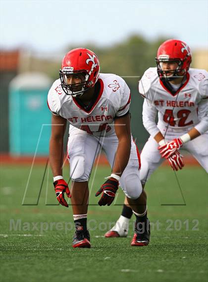 Thumbnail 3 in St. Helena @ Salesian (CIF NCS D4 Playoffs) photogallery.