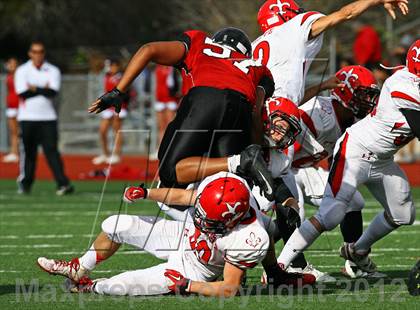 Thumbnail 3 in St. Helena @ Salesian (CIF NCS D4 Playoffs) photogallery.