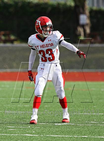 Thumbnail 2 in St. Helena @ Salesian (CIF NCS D4 Playoffs) photogallery.
