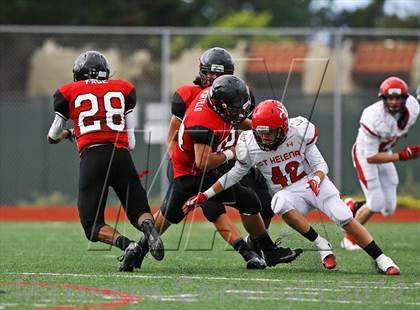 Thumbnail 2 in St. Helena @ Salesian (CIF NCS D4 Playoffs) photogallery.
