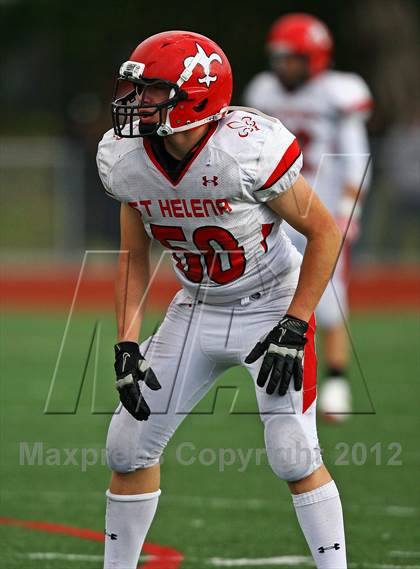 Thumbnail 3 in St. Helena @ Salesian (CIF NCS D4 Playoffs) photogallery.