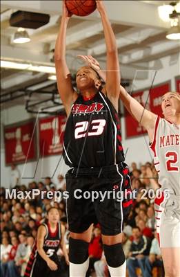 Thumbnail 1 in Troy @ Mater Dei (Section Playoffs) photogallery.
