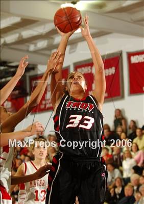 Thumbnail 1 in Troy @ Mater Dei (Section Playoffs) photogallery.