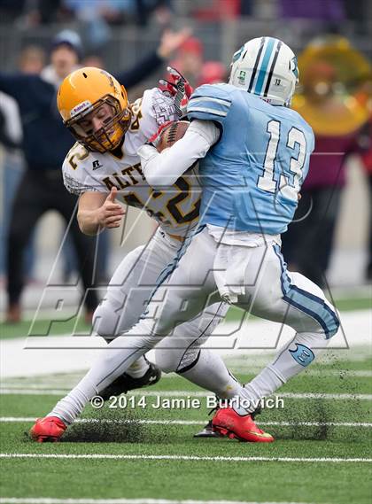 Thumbnail 1 in Archbishop Alter vs. Benedictine (OHSAA Division IV Final) photogallery.