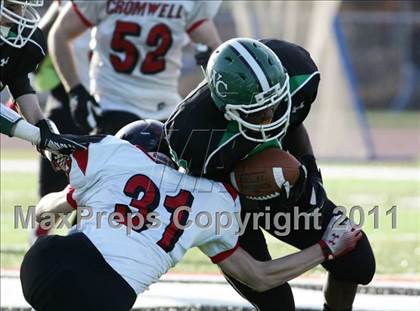 Thumbnail 2 in Cromwell vs. Northwest Catholic (CIAC Class S Semifinal) photogallery.