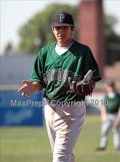 Thumbnail 2 in Gabrielino vs. Providence (St. Paul Easter Tournament) photogallery.