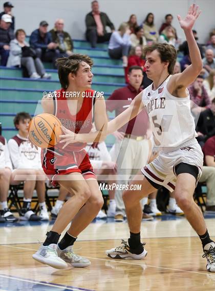 Thumbnail 3 in Grantsville vs. Maple Mountain (Eagle Holiday Shootout) photogallery.