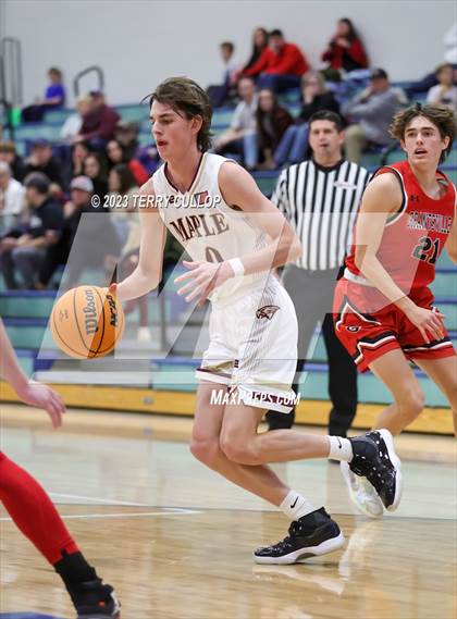 Thumbnail 2 in Grantsville vs. Maple Mountain (Eagle Holiday Shootout) photogallery.