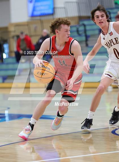 Thumbnail 3 in Grantsville vs. Maple Mountain (Eagle Holiday Shootout) photogallery.