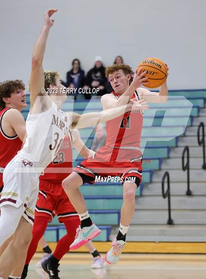 Thumbnail 2 in Grantsville vs. Maple Mountain (Eagle Holiday Shootout) photogallery.