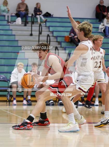 Thumbnail 1 in Grantsville vs. Maple Mountain (Eagle Holiday Shootout) photogallery.