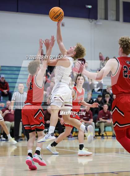 Thumbnail 2 in Grantsville vs. Maple Mountain (Eagle Holiday Shootout) photogallery.