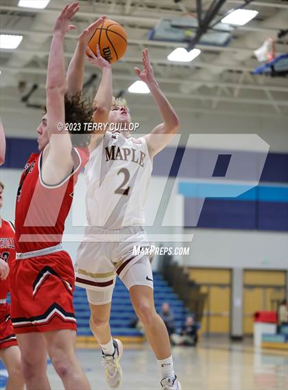 Thumbnail 2 in Grantsville vs. Maple Mountain (Eagle Holiday Shootout) photogallery.