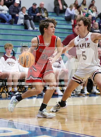 Thumbnail 2 in Grantsville vs. Maple Mountain (Eagle Holiday Shootout) photogallery.