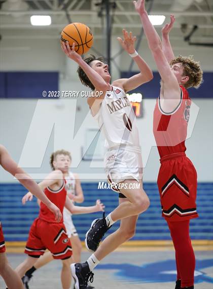 Thumbnail 2 in Grantsville vs. Maple Mountain (Eagle Holiday Shootout) photogallery.