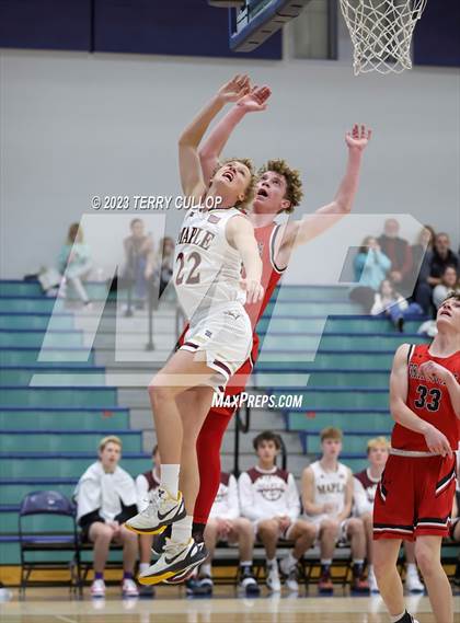Thumbnail 2 in Grantsville vs. Maple Mountain (Eagle Holiday Shootout) photogallery.