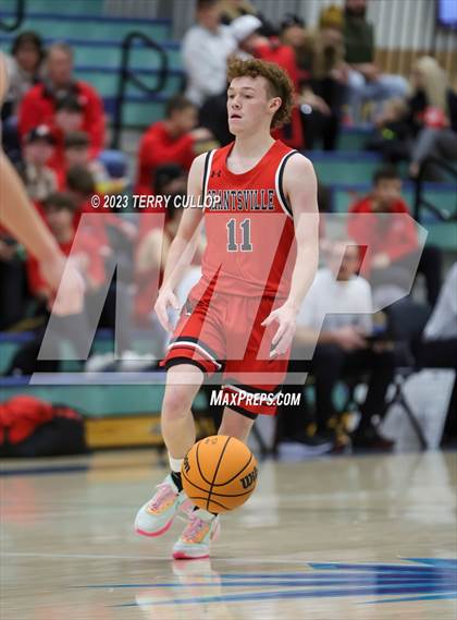 Thumbnail 2 in Grantsville vs. Maple Mountain (Eagle Holiday Shootout) photogallery.