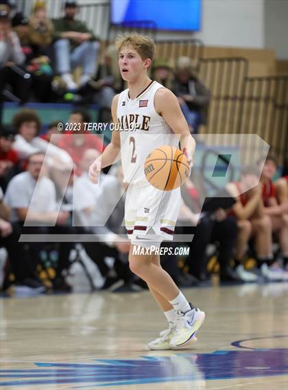 Thumbnail 2 in Grantsville vs. Maple Mountain (Eagle Holiday Shootout) photogallery.