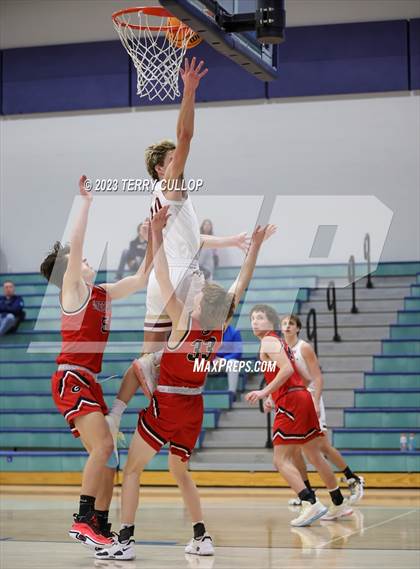 Thumbnail 2 in Grantsville vs. Maple Mountain (Eagle Holiday Shootout) photogallery.