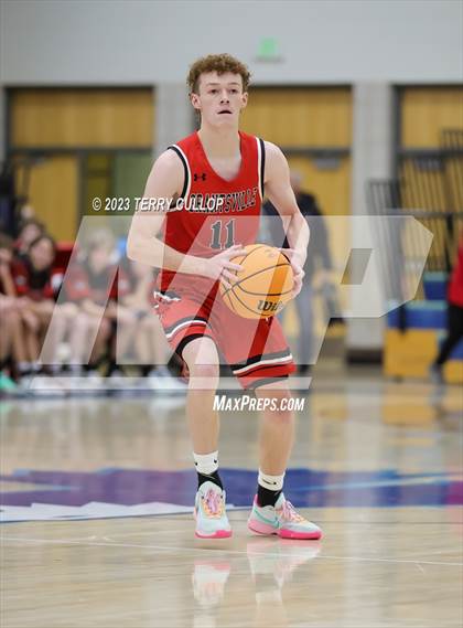 Thumbnail 2 in Grantsville vs. Maple Mountain (Eagle Holiday Shootout) photogallery.