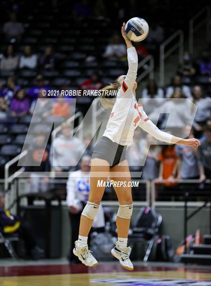 Thumbnail 2 in Celina vs. Decatur (UIL Volleyball 4A Finals) photogallery.