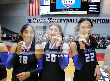 Thumbnail 1 in Celina vs. Decatur (UIL Volleyball 4A Finals) photogallery.