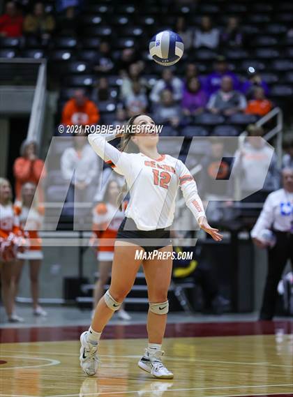 Thumbnail 3 in Celina vs. Decatur (UIL Volleyball 4A Finals) photogallery.