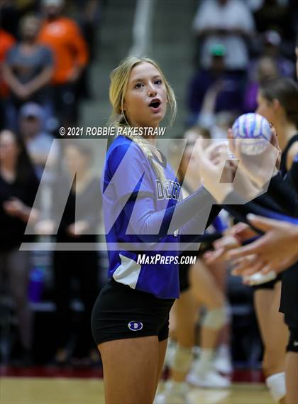 Thumbnail 3 in Celina vs. Decatur (UIL Volleyball 4A Finals) photogallery.