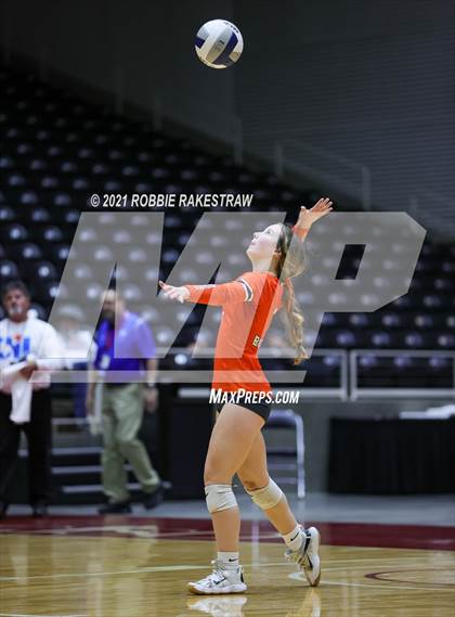 Thumbnail 3 in Celina vs. Decatur (UIL Volleyball 4A Finals) photogallery.