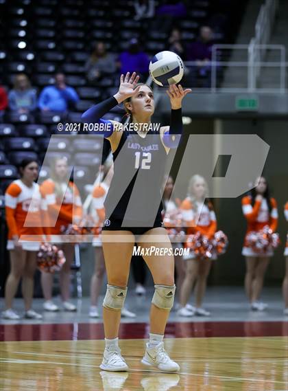Thumbnail 3 in Celina vs. Decatur (UIL Volleyball 4A Finals) photogallery.
