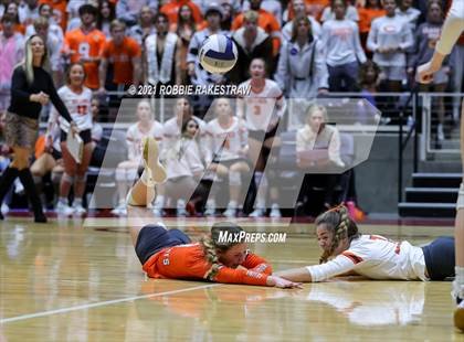 Thumbnail 3 in Celina vs. Decatur (UIL Volleyball 4A Finals) photogallery.