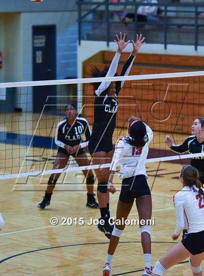 Thumbnail 3 in Clark vs Antonian Prep (Northside Tournament) photogallery.