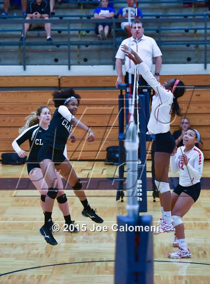 Thumbnail 3 in Clark vs Antonian Prep (Northside Tournament) photogallery.