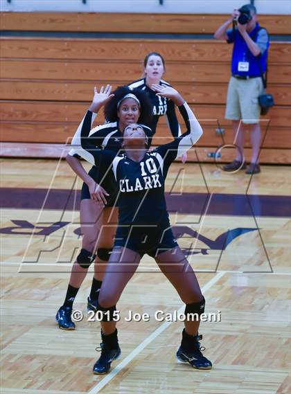 Thumbnail 1 in Clark vs Antonian Prep (Northside Tournament) photogallery.