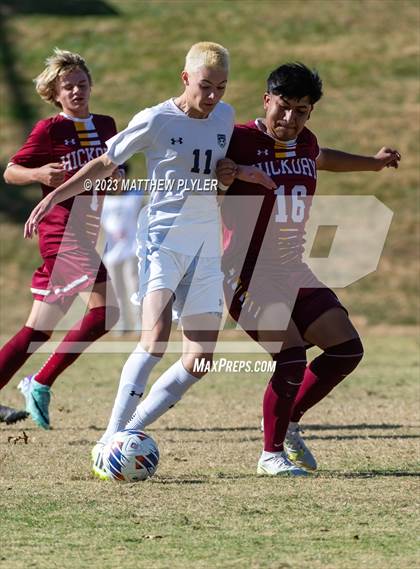 Thumbnail 1 in First Flight vs. Hickory (NCHSAA 3A Final) photogallery.
