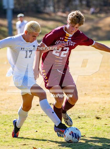 Thumbnail 1 in First Flight vs. Hickory (NCHSAA 3A Final) photogallery.
