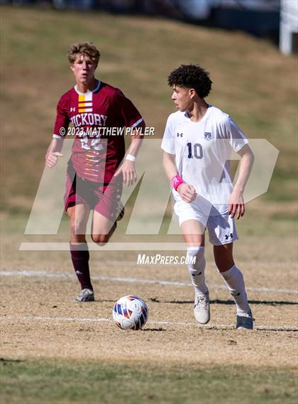 Thumbnail 2 in First Flight vs. Hickory (NCHSAA 3A Final) photogallery.