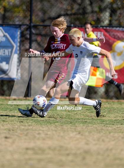 Thumbnail 3 in First Flight vs. Hickory (NCHSAA 3A Final) photogallery.